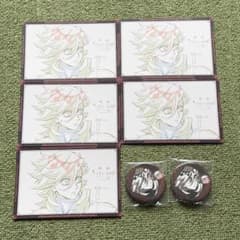 童磨 鬼滅の刃ダイニング お楽しみくじ 缶バッジ ポストカード - メルカリ