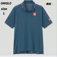 新品 ユニクロ 2020年全仏 フェデラー着用モデル ドライEX ポロシャツ