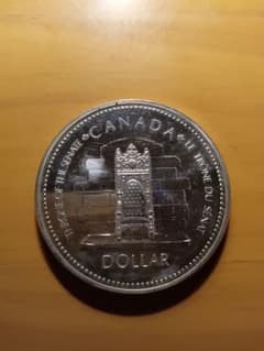 1977年 カナダ 銀貨 1ドル（エリザベス2世 即位25周年記念) - メルカリ