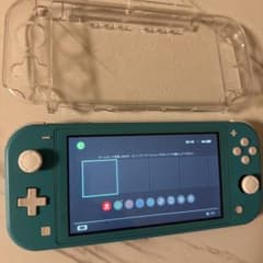Nintendo Switch Lite ターコイズ 本体 クリアケース付き - メルカリ