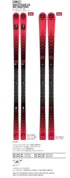 VOLKL Racetiger GS WC Masters 178cm - メルカリ