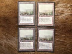 MTG 低木林地 Brushland 4枚セット ICE 初版 - メルカリ