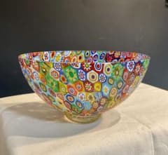 4053105 ベネチアンガラス ミルフィオリ ムラーノ ボウル 美品 - メルカリ