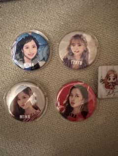 TWICE 缶バッジセット ミナ ツウィ ダヒョン 缶バッジ 公式 トゥワイス