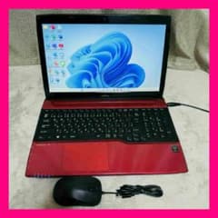 S273 富士通ノートパソコンWEBカメラSSD高速Windows11オフィス付