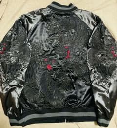 Japanese 龍虎日本限定 スカジャン unisex サテン vintage - メルカリ