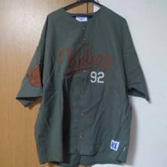 新品未使用 keboz ケボズ クラシックベースボールシャツ グリーン XL