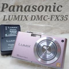 ✨美品✨Panasonic LUMIX DMC-FX35 ピンク 動作品 - メルカリ