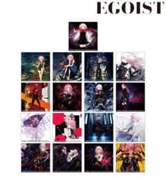 EGOIST ジャケットイラストトレーディングアクリルカード1BOX&『当事者