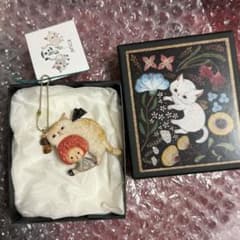 aricaテディベア ぬいぐるみ 作家 ハンドメイド ブローチ ミニチュア