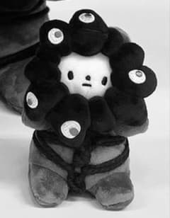 新品未使用】ミャクミャク きっこうちゃん ぬいぐるみキーホルダー 黒