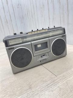 昭和レトロ ナショナル ラジカセ RQ-4050 動作難有り FM/AM - メルカリ