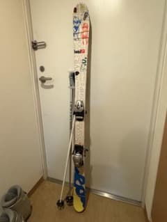 Head スキーセット (ブーツ24.5cm・ストック・板付) 約140cm - メルカリ
