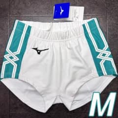 ミズノ 女子陸上レーシングショーツ(スパッツ型) Mサイズ ホワイト×R