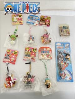 ご当地】チョッパーねつけビーズストラップ7個セット＋消しゴムONE