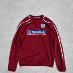 UMBRO イングランド代表 赤 Nationwide スウェット 2000 - メルカリ