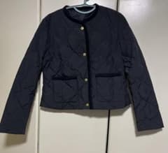 TAION×anuans ノーカラーキルティングショートダウン - メルカリ