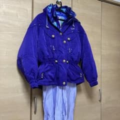 ヴィンテージ 90年代 Ellesse スキーウェアセット 紫 160 - メルカリ