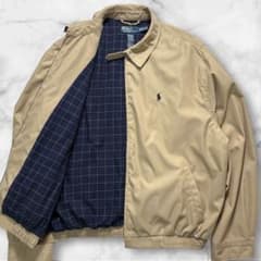 XL・ピーチスキン】 ポロラルフローレン スウィングトップ ポニー刺繍