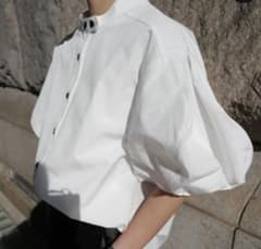 新品タグ付き MACHATT マチャット シャツ パフスリーブ Wボタン