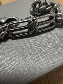 BALENCIAGA シルバー チェーンブレスレット - メルカリ