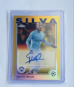 50シリ】2024-25 ToppsChromeUEFA シルバ サインカード - メルカリ