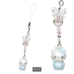 ハローキティ シークレットストラップ（天使小悪魔デザイン） 水色