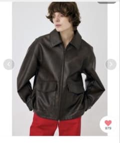 MOUSSY FAUX LEATHER OVER ジャケット ブラウン - メルカリ