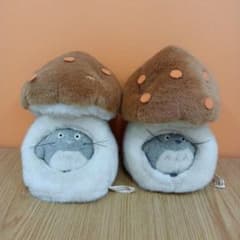 ジブリ となりのトトロ きのこ ぬいぐるみ 2点セット ※ばら売り不可