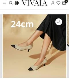 VIVAIA Scarlett ポインテッドトゥ キトゥンヒール パンプス - メルカリ