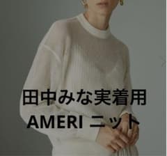 Ameri Vintage アメリ 田中みな実着用 ビスチェパターンニット - メルカリ