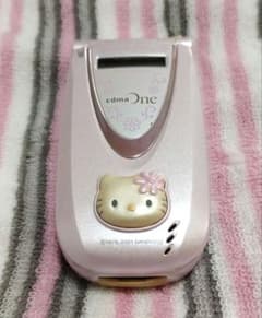 au cdmaOne ガラケー SANYO C401SA ハローキティ - メルカリ