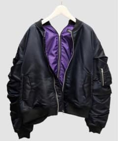 平本蓮着用】AMNJX 27CIRCUS MA-1黒紫 平本蓮 - メルカリ