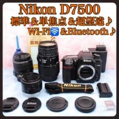 Nikon D7500☆超豪華トリプルレンズ☆一眼レフカメラ☆スマホ転送OK