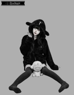 DimMoire【Mサイズ】子羊ちゃんもこもこルームウェア/Black - メルカリ