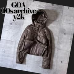 00s archive goa short length down jacket - メルカリ