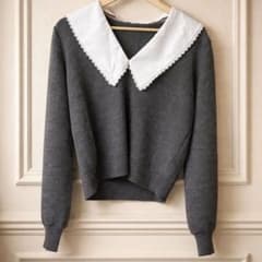 ビビィ BIBIY ANNABELLE KNIT GRAY - メルカリ