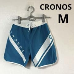 CRONOS クロノス サーフパンツ ハーフパンツ ロゴ ターコイズ M - メルカリ