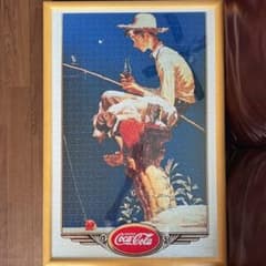 ノーマンロックウェル コカコーラ ジグソーパズル 1000P 廃盤 ポスター