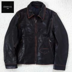 EDIFICE フレンチアンティーク レザージャケット ライダース 25年