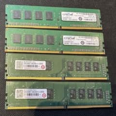 メモリDDR4 8GBx2枚,4GBx2枚 合計24GB pc4-2113 - メルカリ