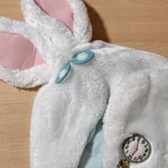 ディズニー ♡白うさぎ ファンキャップ マフラーキャップ 不思議の国の