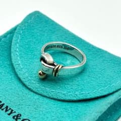 ティファニー フック＆アイ リング 約13号 コンビ 925 750 - メルカリ