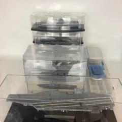 艦船 空母 戦艦 など精密模型 コレクション ケース付き 複数セット