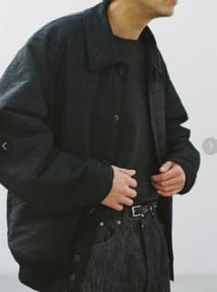 LIDNM】WILD SILK PADDED BLOUSON Lサイズ - メルカリ