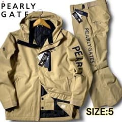 定価104500円 L パーリーゲイツ 上下セット スノーウェア スノボ BEG