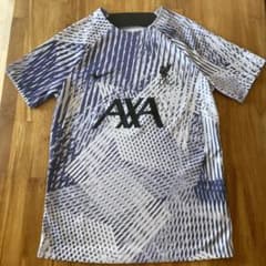 NIKE リバプール2022-23 プレマッチユニホーム 白&紫 サイズM - メルカリ