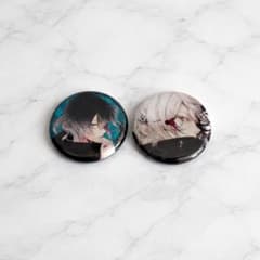 DIABOLIK LOVERS ディアラバ 無神アズサ 月浪カルラ 缶バッジ - メルカリ
