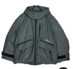 NANGA × Ameri POCKET CHECK DOWN COAT - メルカリ