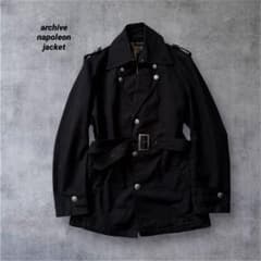 archive grunge napoleon coat y2k 黒 - メルカリ